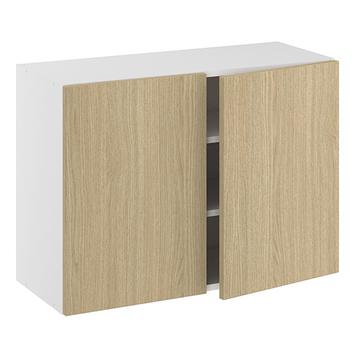 Overskab, m/dobbelt låger, 2 hylder. H:576 B:600 D:320