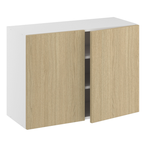 Overskab, m/dobbelt låger, 2 hylder. H:576 B:600 D:320