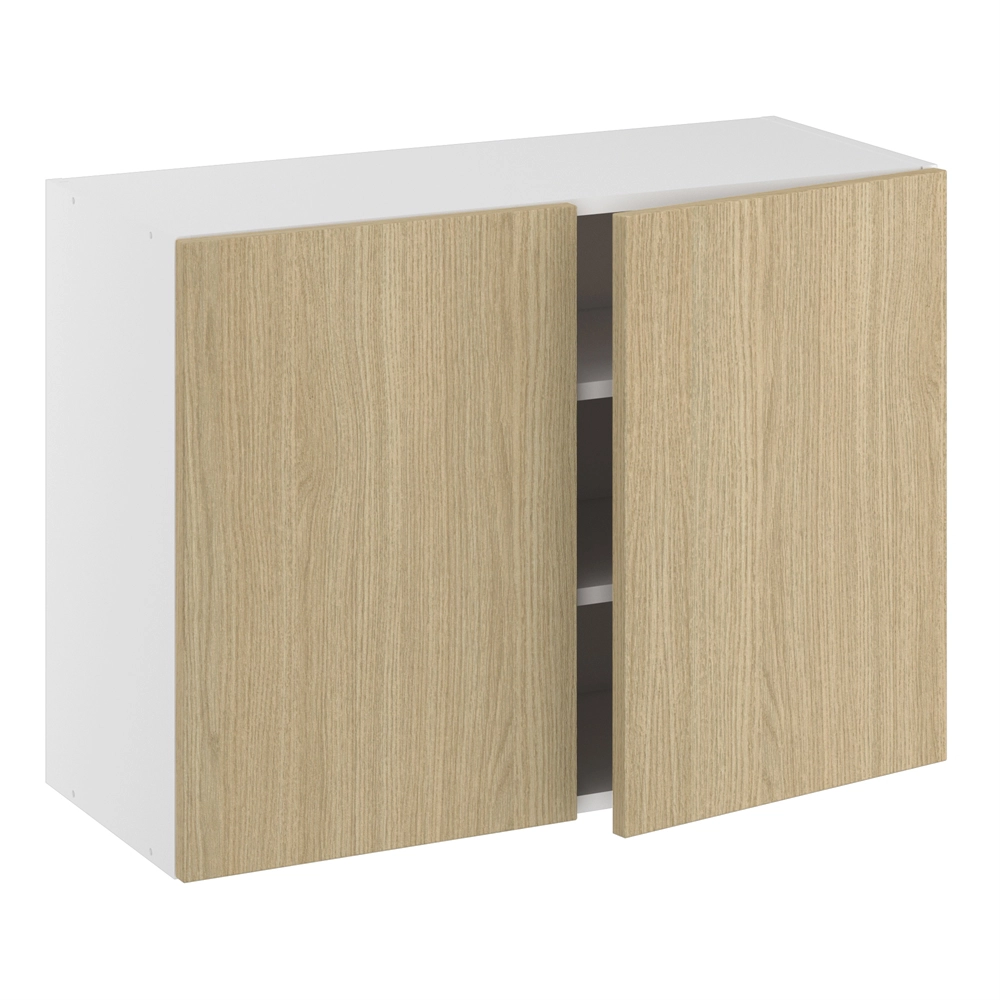 Overskab, m/dobbelt låger, 2 hylder. H:576 B:600 D:320