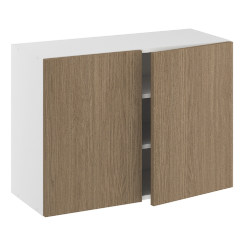 Overskab, m/dobbelt låger, 2 hylder. H:576 B:600 D:320