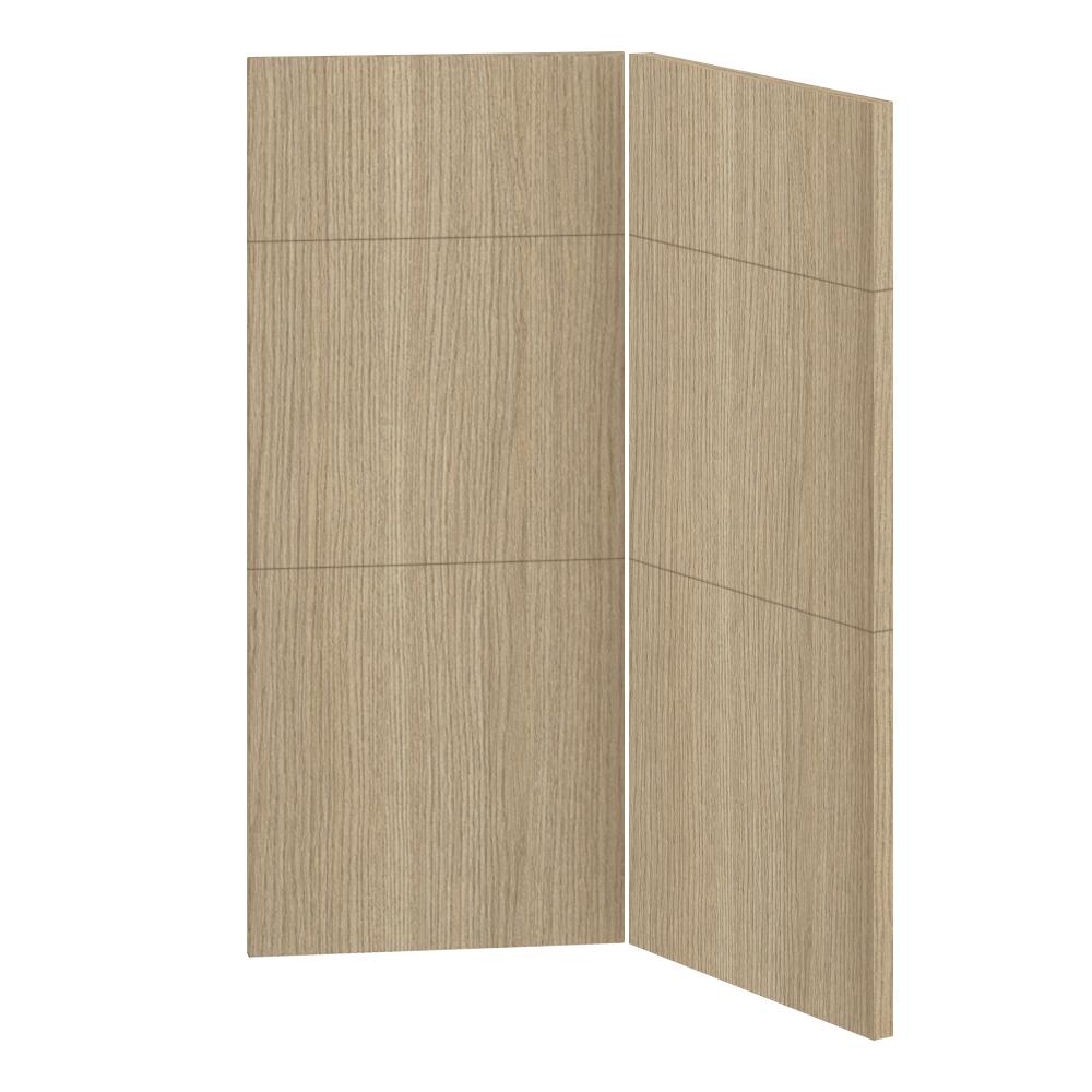Kitchn Knæklåge 3-delt samlet Passer til U9090 H: 70 cm B: 29,6 cm