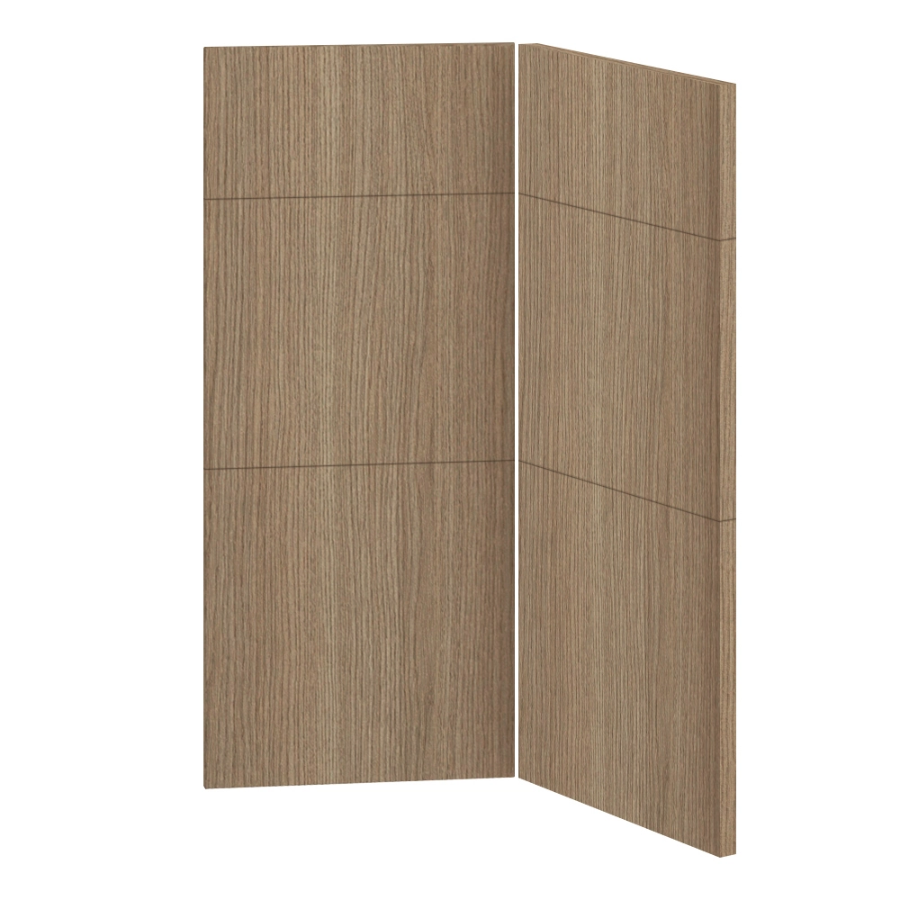 Knæklåge 3-delt t/U9090. H:700 B:296 D:296