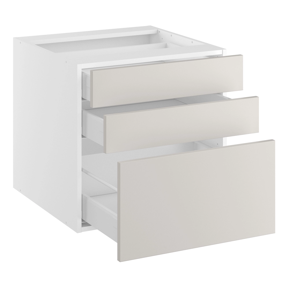 Underskab, 3 skuffer. H:576 B:400 D:580