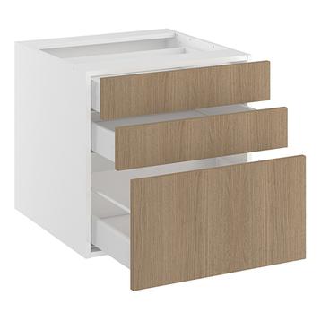 Underskab, 3 skuffer. H:576 B:400 D:580