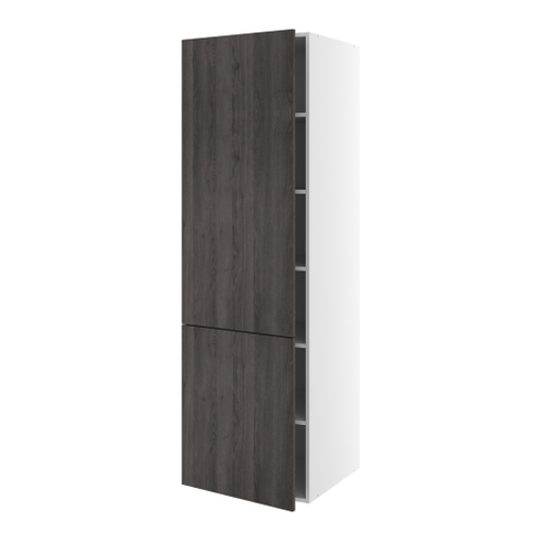 Kitchn  Madskab med 5 hylder - todelt låge