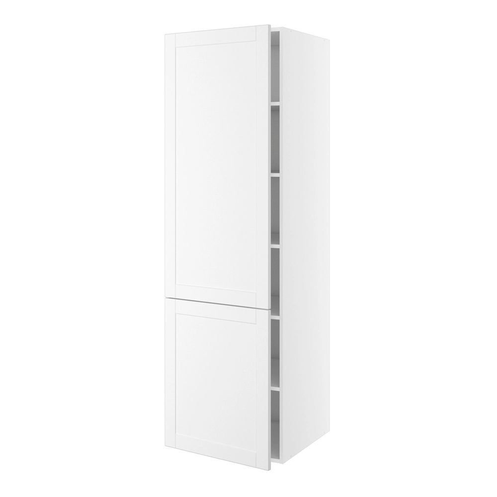 korpus m/5 hyller med 2-delt dörfront H:1952 D:580 B:600