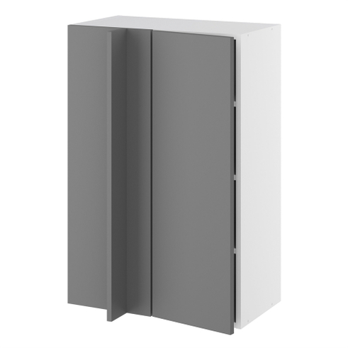 Kitchn Hjørneindstiksoverskab m/3 hylder og blændplade 340 mm (låge 296 mm. - min. 640 mm. fra væg) H:896 D:320 B:600