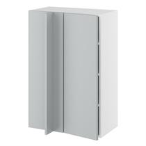 Kitchn Hjørneindstiksoverskab m/3 hylder og blændplade 340 mm (låge 296 mm. - min. 640 mm. fra væg) H:896 D:320 B:600