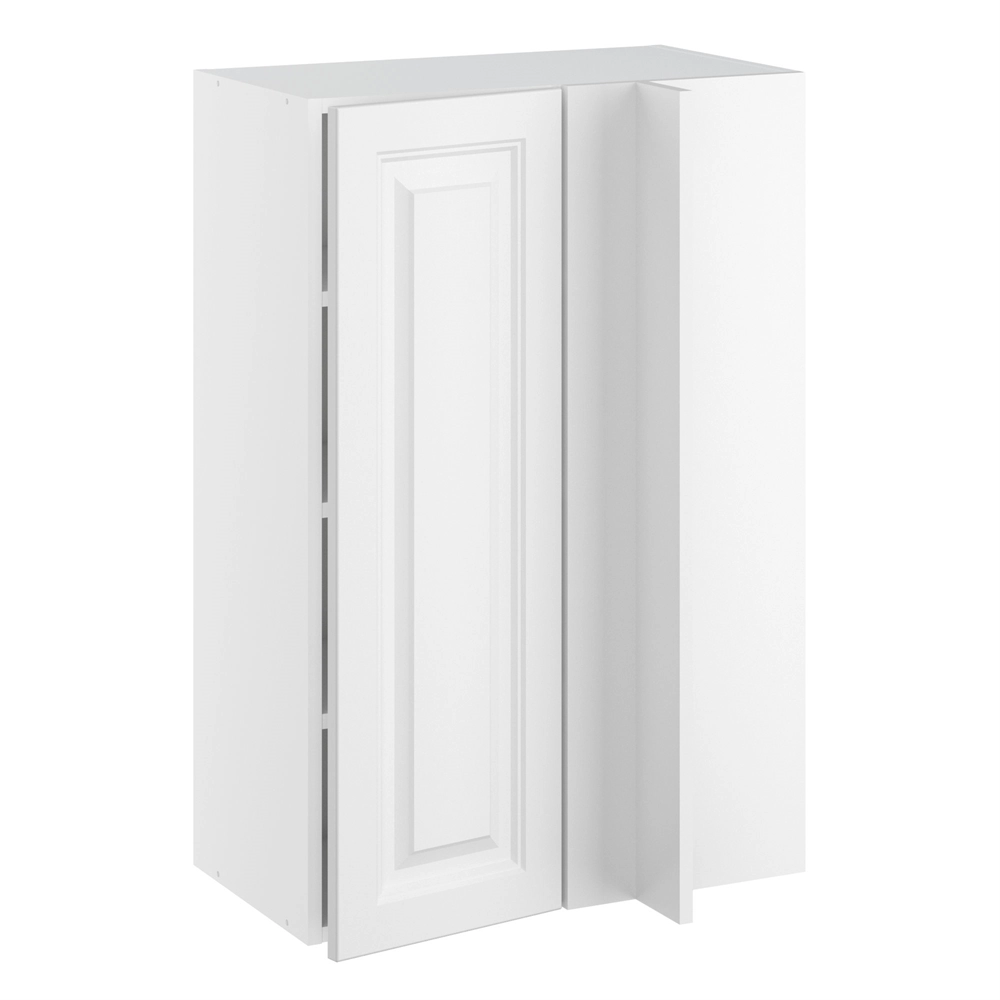 Hjørne innebygget korpus m/3 hyller og dekkplate 340 mm (dörfront 296 mm. - min. 640 mm. fra vegg) H:896 D:320 B:600