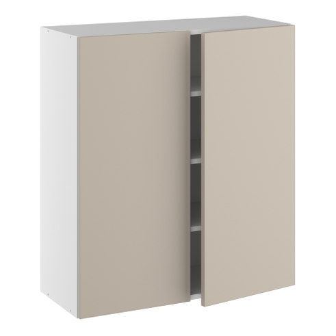 Overskab, m/dobbelt låger, 3 hylder. H:896 B:800 D:320