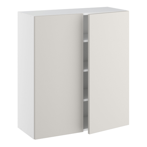 Overskab, m/dobbelt låger, 3 hylder. H:896 B:800 D:320