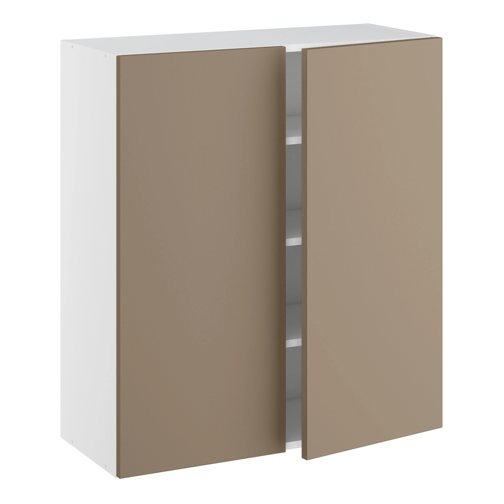 Overskab, m/dobbelt låger, 3 hylder. H:896 B:600 D:320