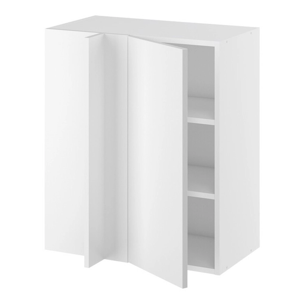 Hjørneindstiksoverskab m/2 hylder og blændplade 340 mm (låge 296 mm. - min. 640 mm. fra væg)H:704 D:320 B:600