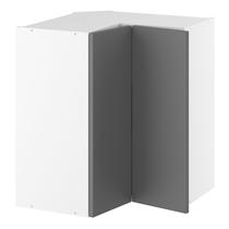 Kitchn Vinkeloverskab 2 hylder Låger: 256 H:704 D:320 B:600