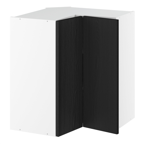 Kitchn Vinkeloverskab 2 hylder Låger: 256 H:704 D:320 B:600