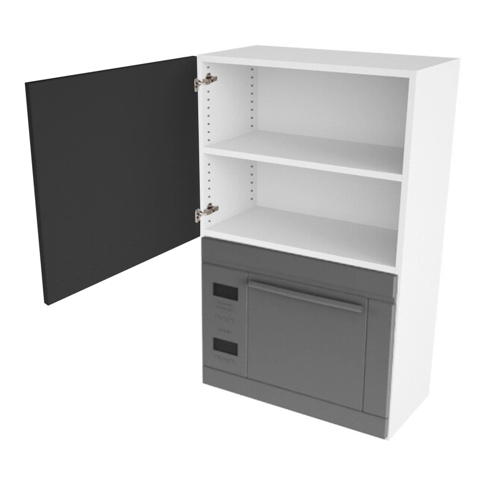 korpus for mikrobølgenisjemål 426x576x320 Dør H:444 + Panel. H:896 D:320 B:600