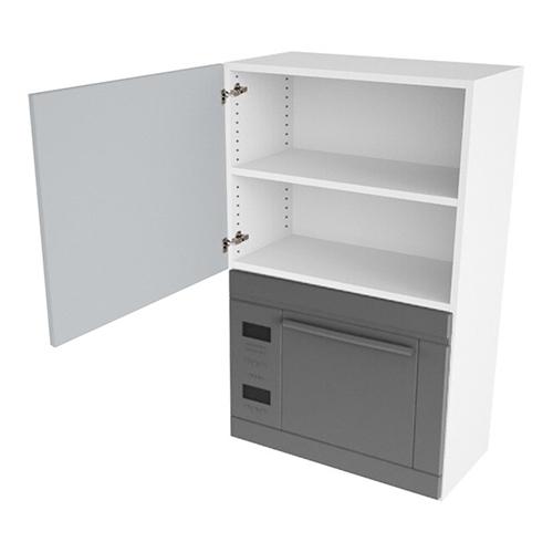 Kitchn Overskab til microovn nichemål 426x576x320 Låge H:444 + Blændstk. H:896 D:320 B:600