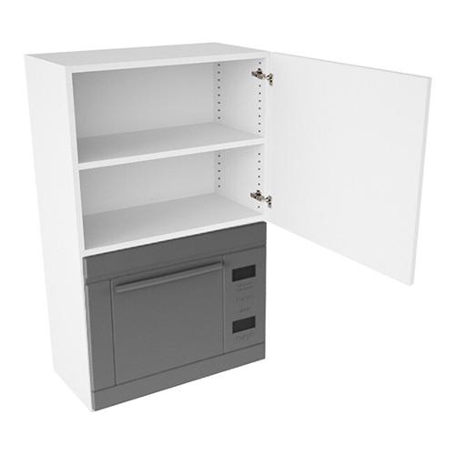 Overskab til microovn nichemål 426x576x320 Låge H:444 + Blændstk. H:896 D:320 B:600