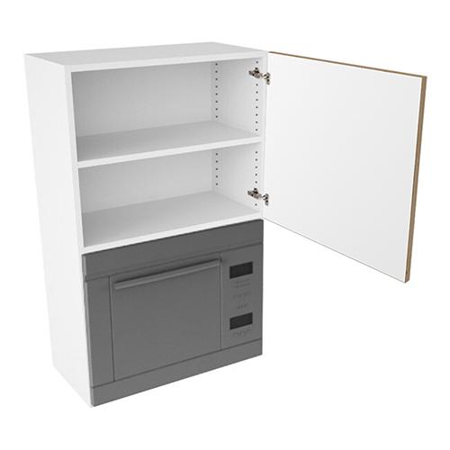 Overskab til microovn nichemål 426x576x320 Låge H:444 + Blændstk. H:896 D:320 B:600