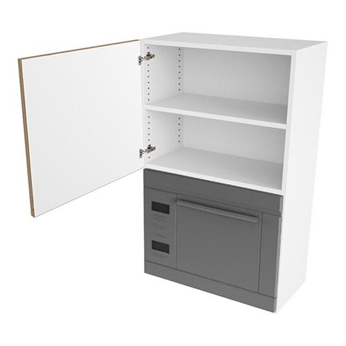 Overskab til microovn nichemål 426x576x320 Låge H:444 + Blændstk. H:896 D:320 B:600