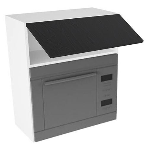 Kitchn Overskab til microovn nichemål 362x567x320 Toplåge H:316. H:704 D:320 B:600