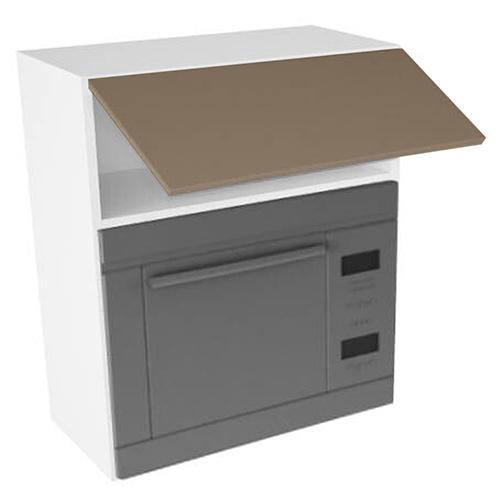 Overskab, t/microovn, 316mm toplåge, hul: 362mm. H:704 B:600 D:320