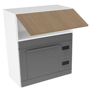 Overskab, t/microovn, 316mm toplåge, hul: 362mm. H:704 B:600 D:320