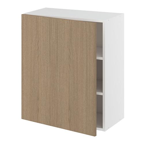 Overskab, 1 låge, 2 hylder. H:704 B:200 D:320