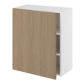 Overskab, 1 låge, 2 hylder. H:704 B:200 D:320