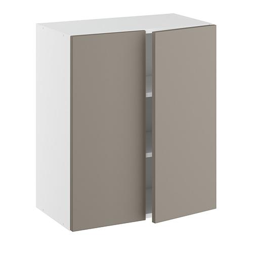 Overskab, m/dobbelt låger, 2 hylder. H:704 B:600 D:320