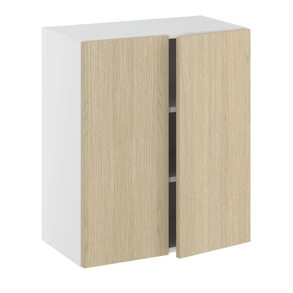 Overskab, m/dobbelt låger, 2 hylder. H:704 B:600 D:320