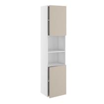 Badhøjskab, Slimline, 2 låger 572mm, 5 hylder. H:1728 B:300 D:320