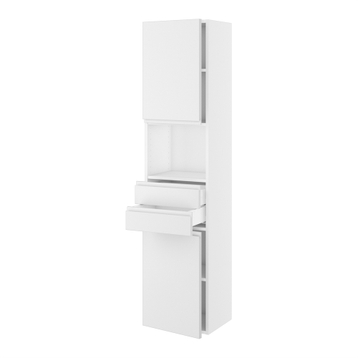 skåp Slimline m/2 lådor och 2 luckor H:1728 D:320 B:400