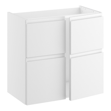 Badrumsvask låg slimline 2 dörrar H:576 D:320 B:800