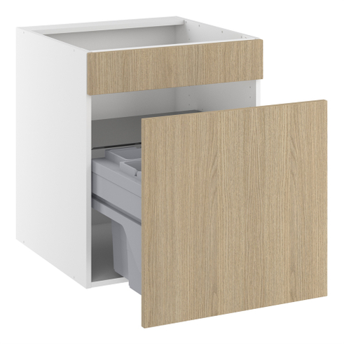 Kitchn Vaskeskab med Hailo affaldsudtræk og blændfront