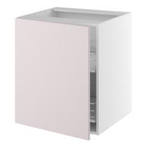 Kitchn Kolonialskab m/låge, 2 kolonialskuffer H:704 D:580 B:400