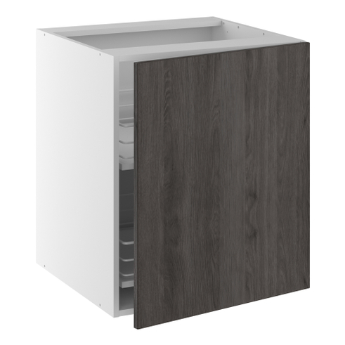 Kitchn Kolonialskab m/låge, 2 kolonialskuffer H:704 D:580 B:400