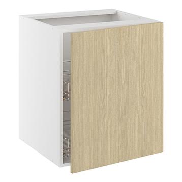 Grydeskab, 1 låge, 2 gryderiste. H:704 B:400 D:580