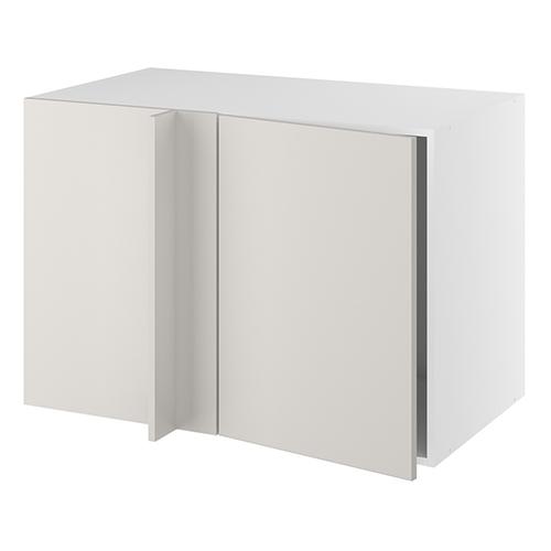 Hjørneindstiksskab, 496mm låge, blændplade, m/ 1/2 karrusel (min. 1150mm fra væg). H:704 B:1000 D:580