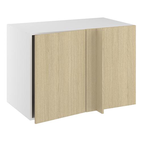 Hjørneindstiksskab, 496mm låge, blændplade, m/ 1/2 karrusel (min. 1150mm fra væg). H:704 B:1000 D:580