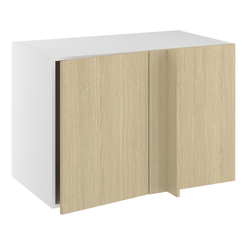 Hjørneindstiksskab, 496mm låge, blændplade, m/ 1/2 karrusel (min. 1150mm fra væg). H:704 B:1000 D:580