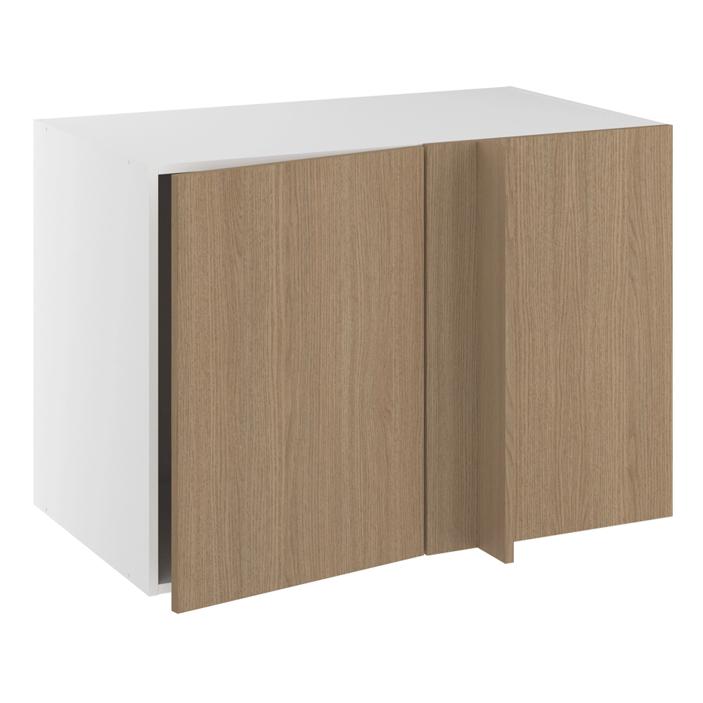 Hjørneindstiksskab, 496mm låge, blændplade, m/ 1/2 karrusel (min. 1150mm fra væg). H:704 B:1000 D:580