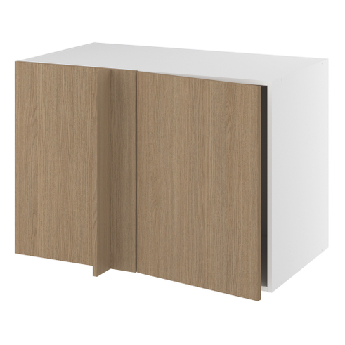 Hjørneindstiksskab, 496mm låge, blændplade, m/ 1/2 karrusel (min. 1150mm fra væg). H:704 B:1000 D:580