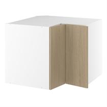 Vinkelunderskab med hylde<br>H: 70,4 cm D: 58,0 cm B: 90 cm