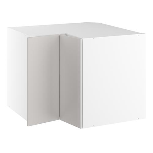 Vinkelunderskab, m/knæklåge (2 stk. B:296mm.), 1 hylde. H:704 B:900 D:580