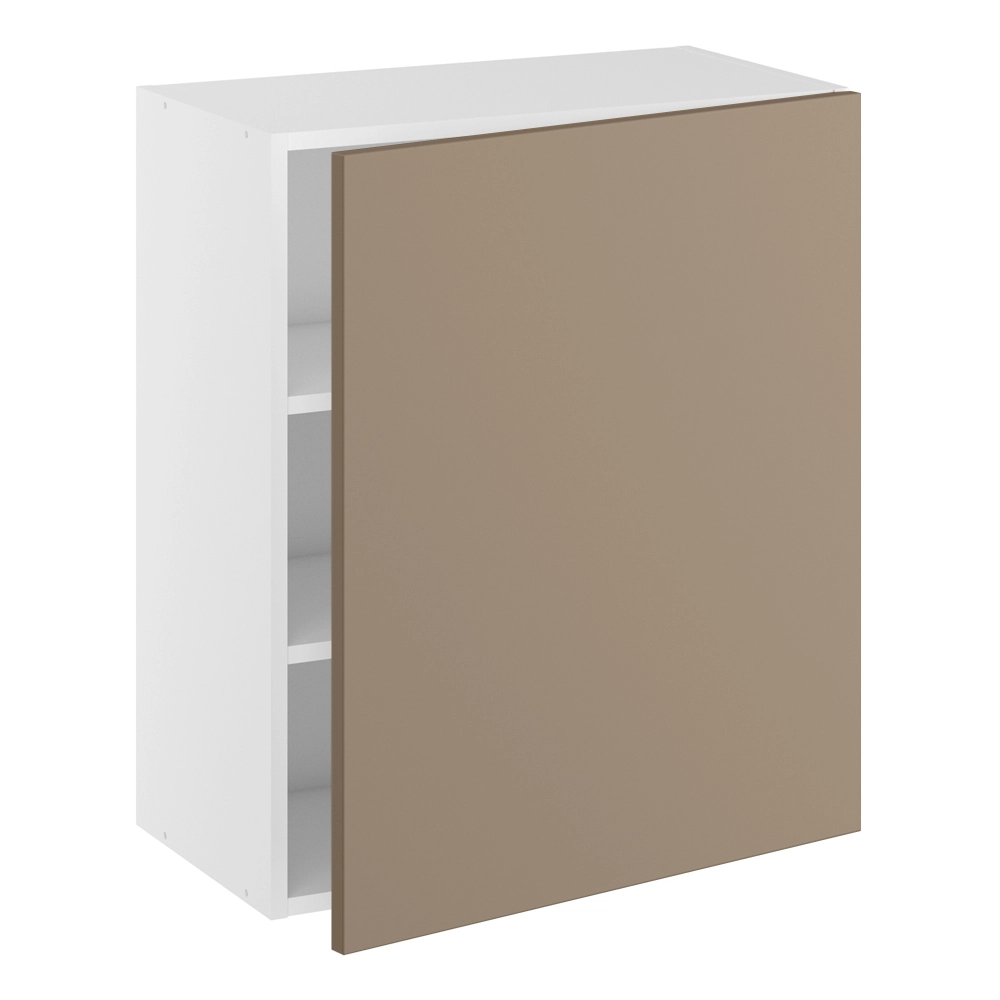 Underskab, halv dybde, 1 låge, 2 hylder. H:704 B:400 D:320