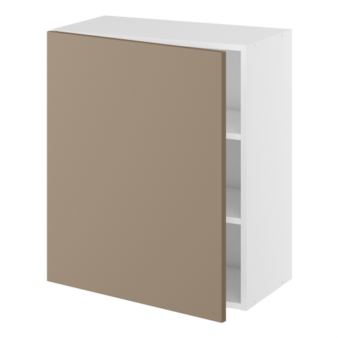 Underskab, halv dybde, 1 låge, 2 hylder. H:704 B:500 D:320