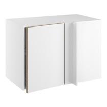 Hjørneindstikskab m/LeMans udtræk højre (låge 496 mm. - min. 1180 mm. fra væg) H:704 D:580 B:1000