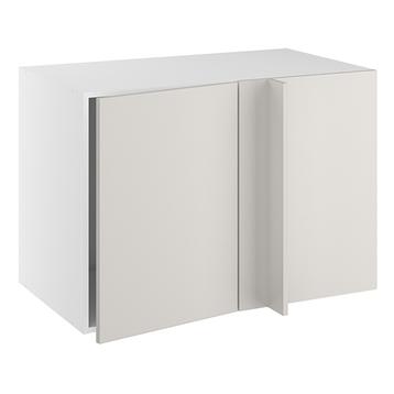 Hjørneindstiksskab, 496mm låge, LeMans udtræk, højre (min. 1180mm fra væg). H:704 B:1000 D:580