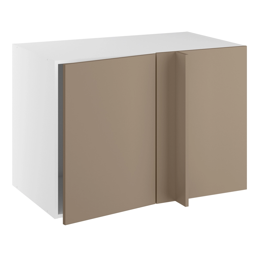 Hjørneindstiksskab, 496mm låge, LeMans udtræk, højre (min. 1180mm fra væg). H:704 B:1000 D:580